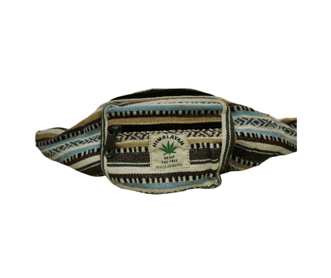 SACOCHE BANANE FAIT MAIN HIMALAYAN CHANVRE