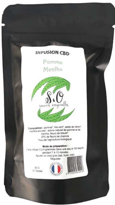 THÉ VERT POMME MENTHE 50 G