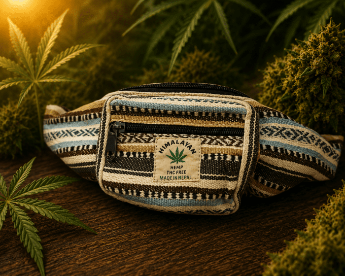 Sacoche Banane HIMALAYAN en Chanvre – Faite Main au Népal